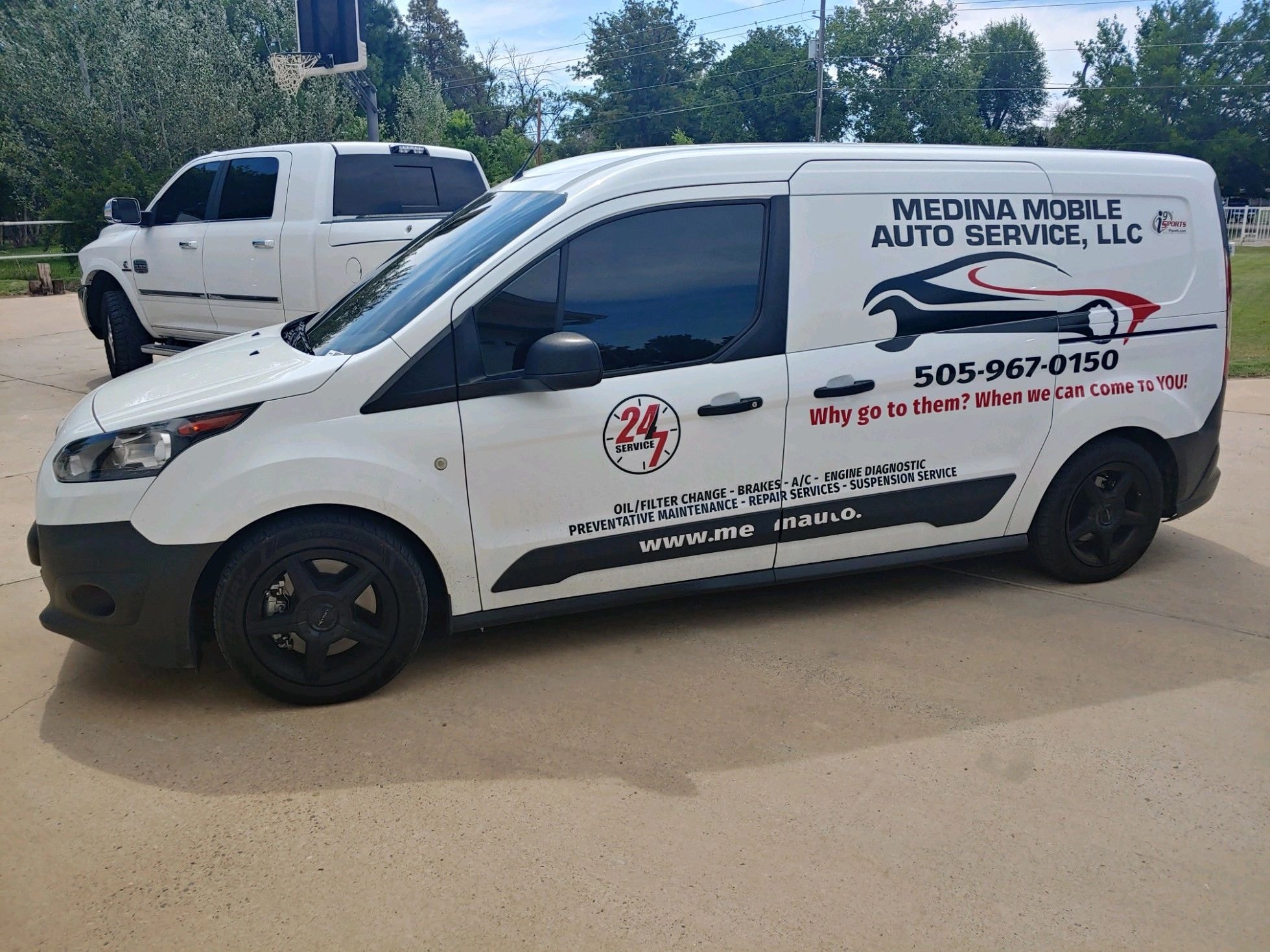 Medina Mobile Auto Service van