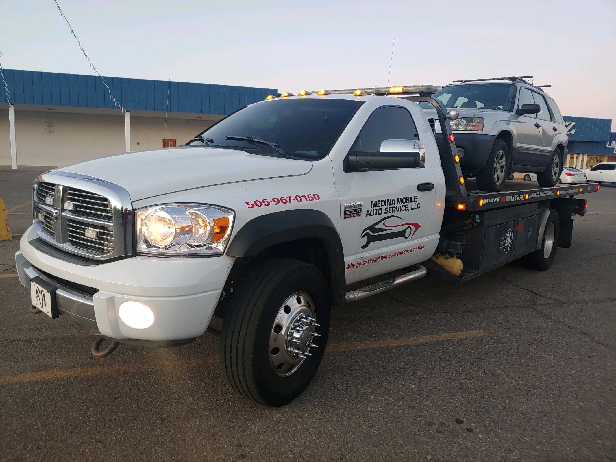 Medina Mobile Auto Service tow truck